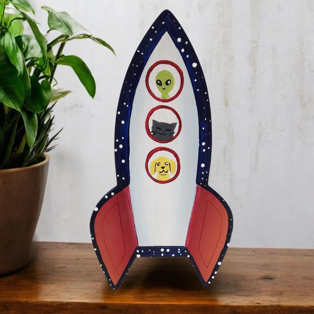 Rocket Figurine