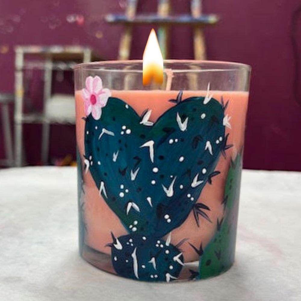 Paint & Pour Candle