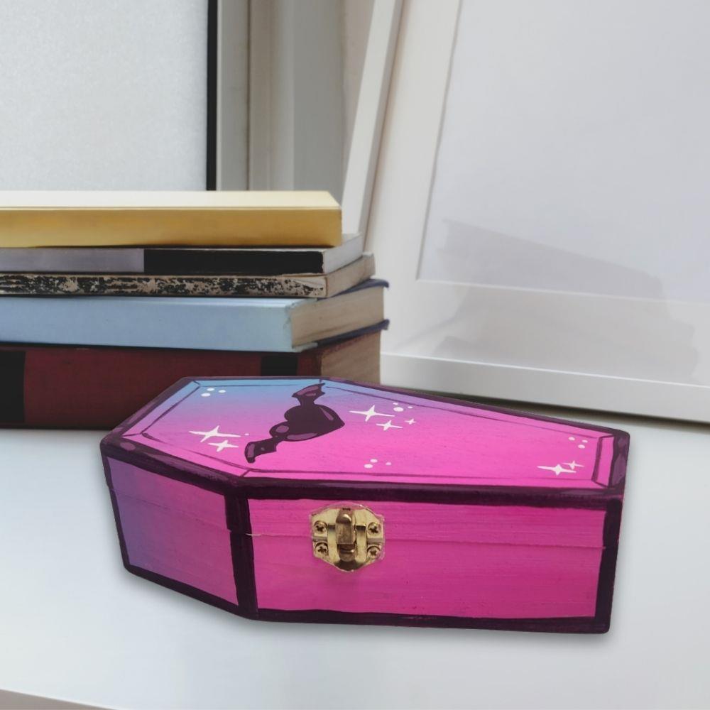 Wood Coffin Box