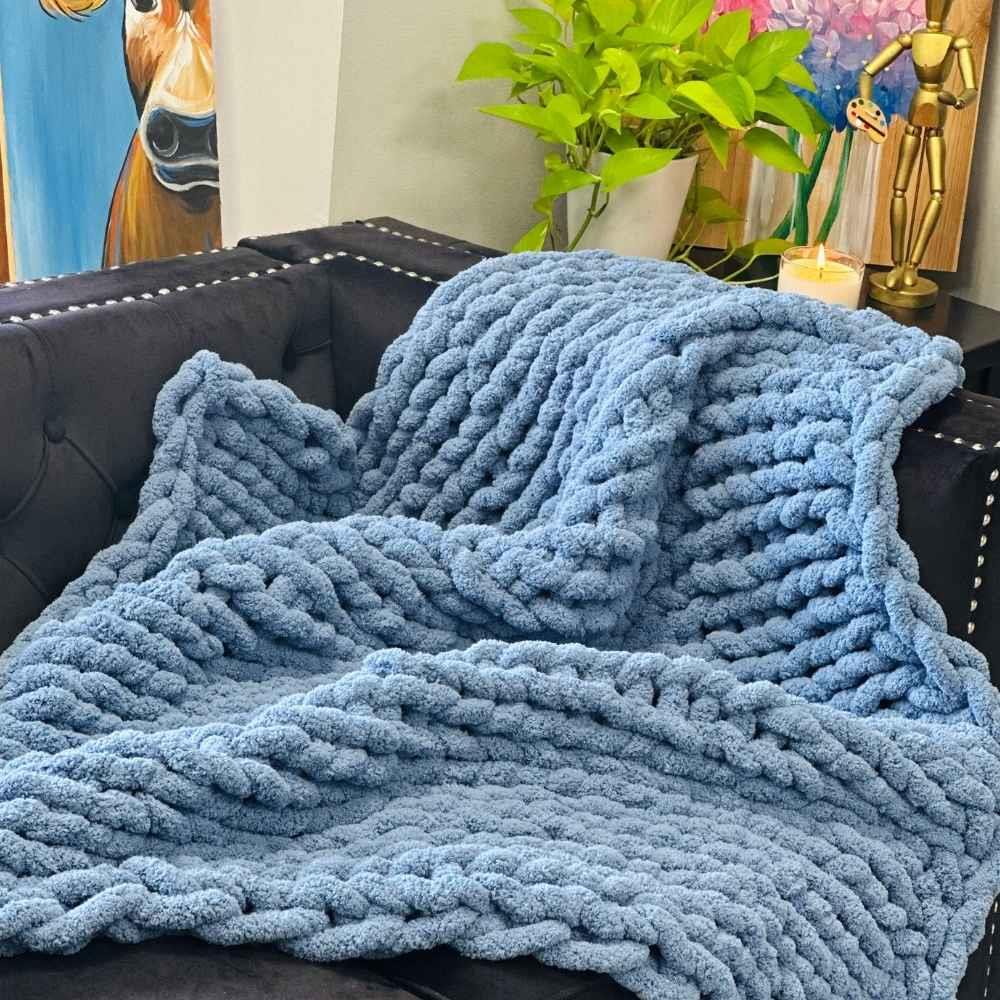 Chunky Knit Blanket