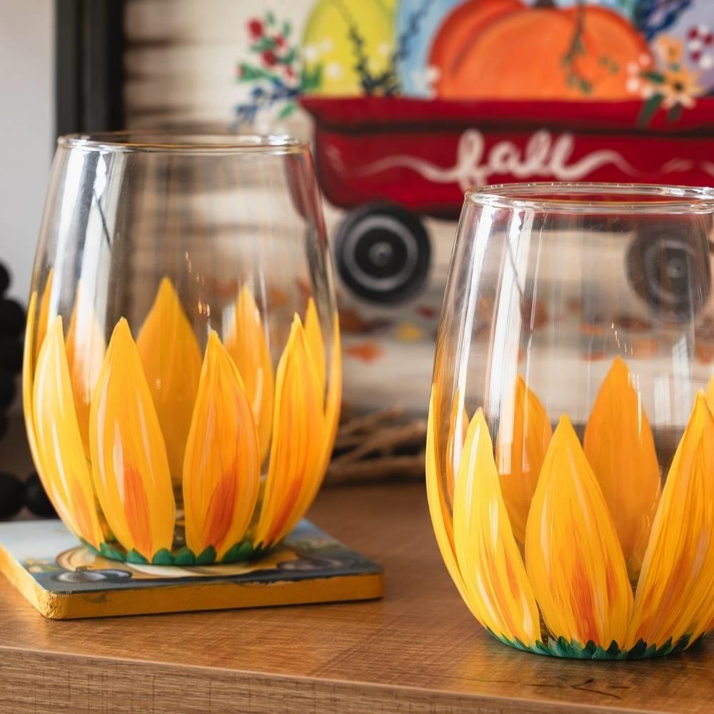 Stemless Wine Glasses - Set of 2