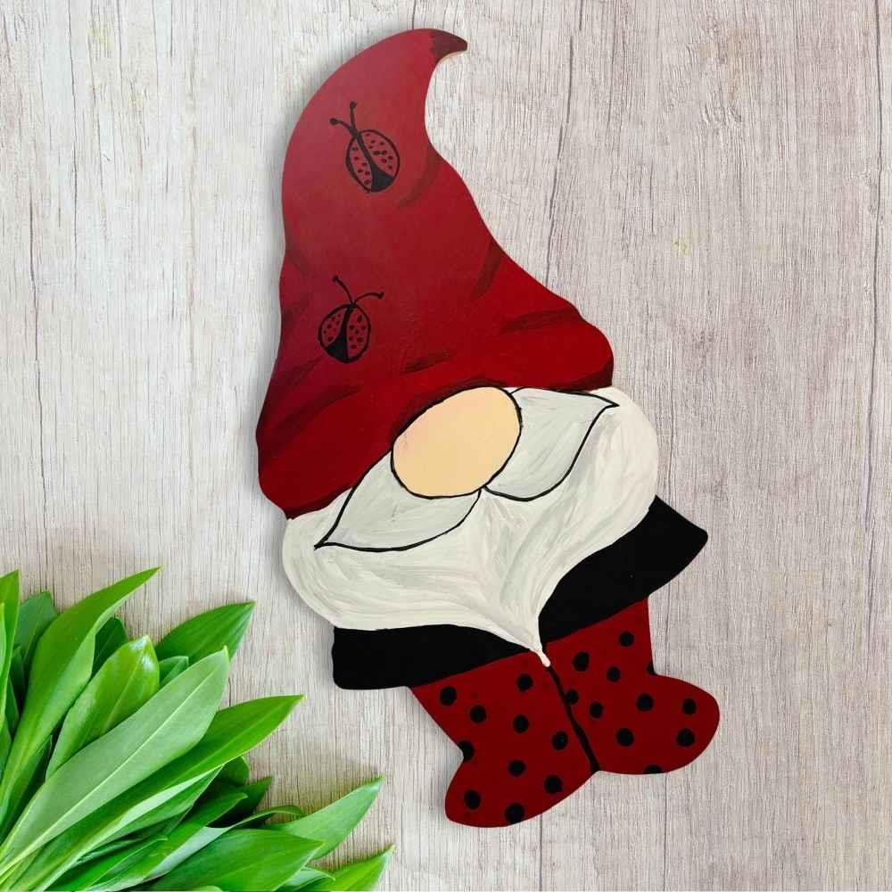 Wooden Cutout - Gnome