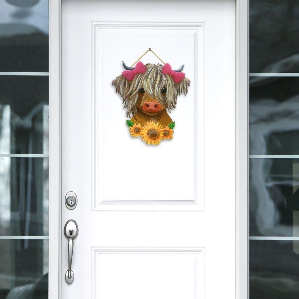 Wooden Cutout - Highlander Cow