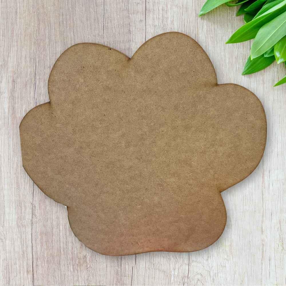 Wooden Cutout - Pawprint