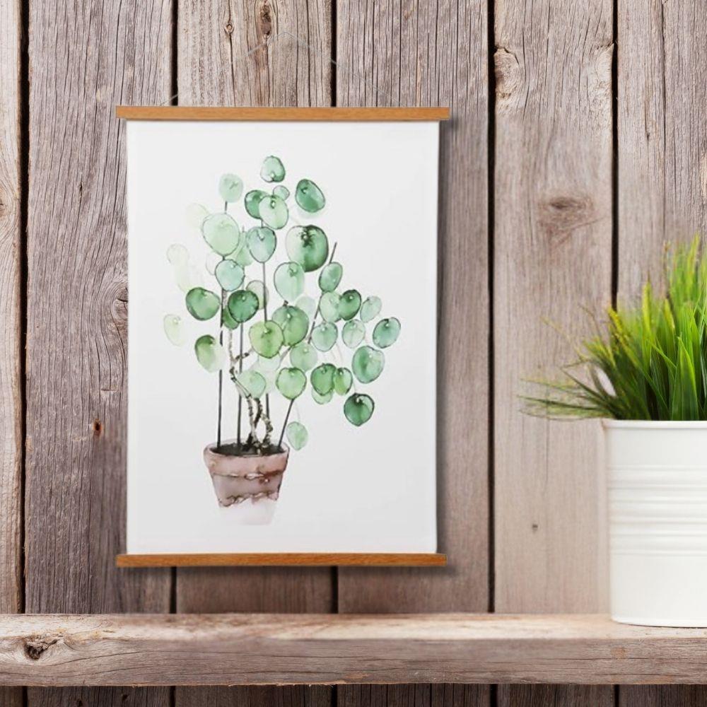 Magnetic Poster Frame 14" Teak