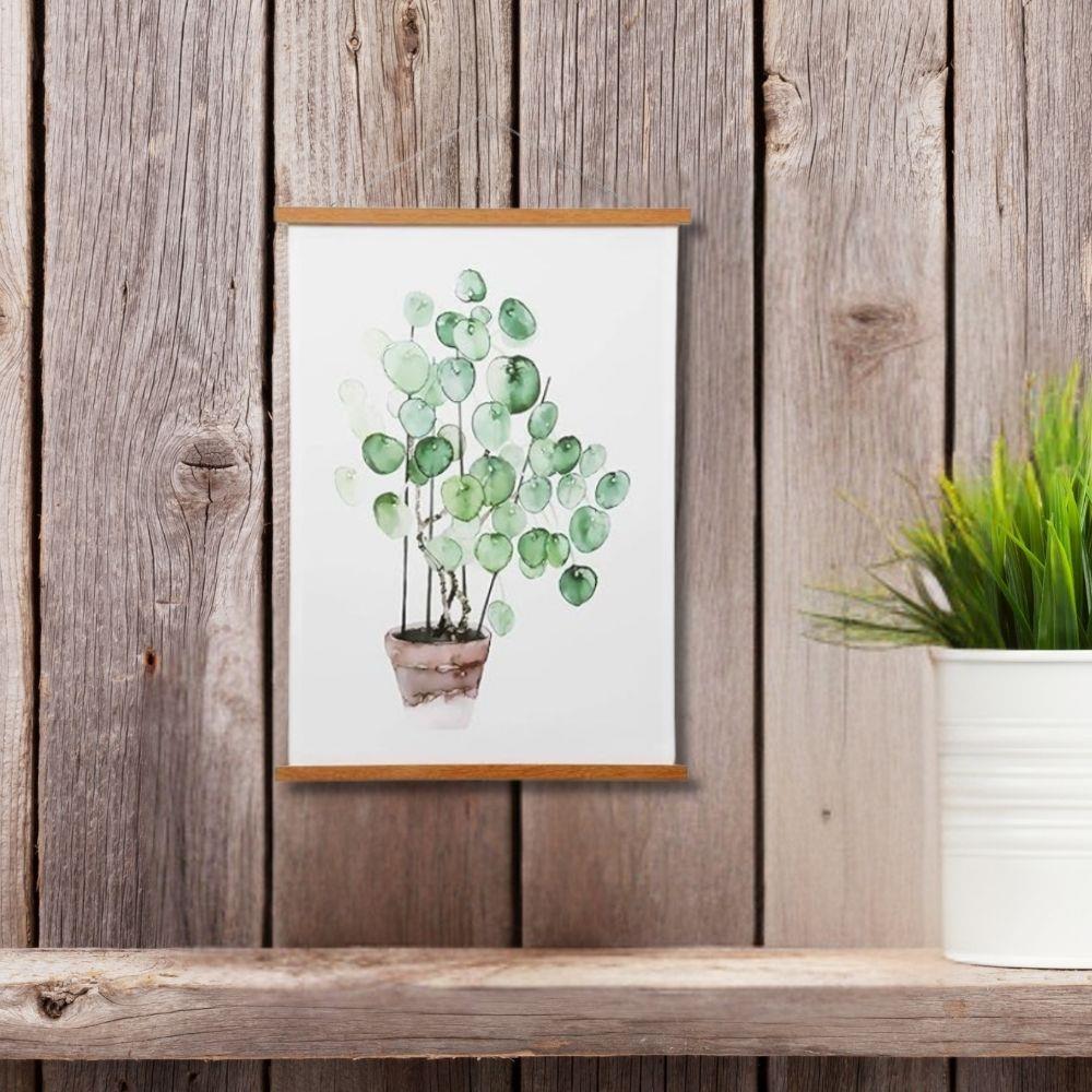 Magnetic Poster Frame 11" Teak