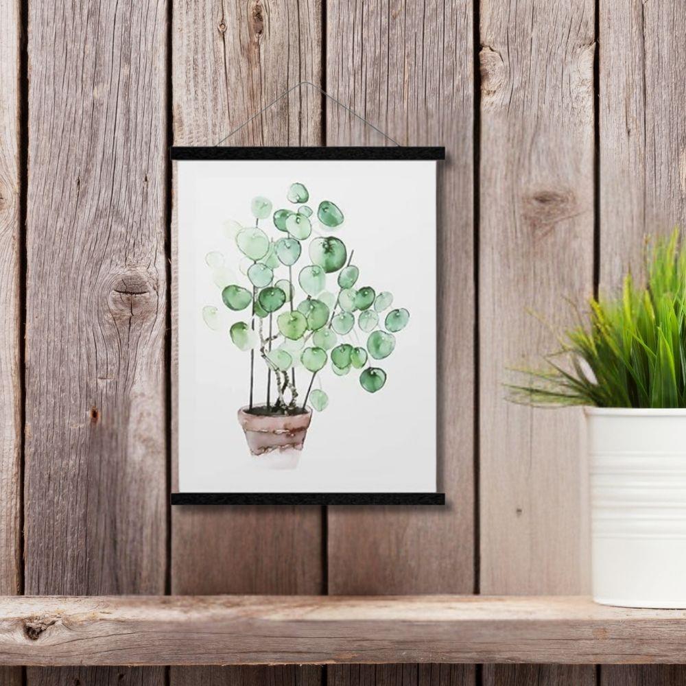 Magnetic Poster Frame 11" Black