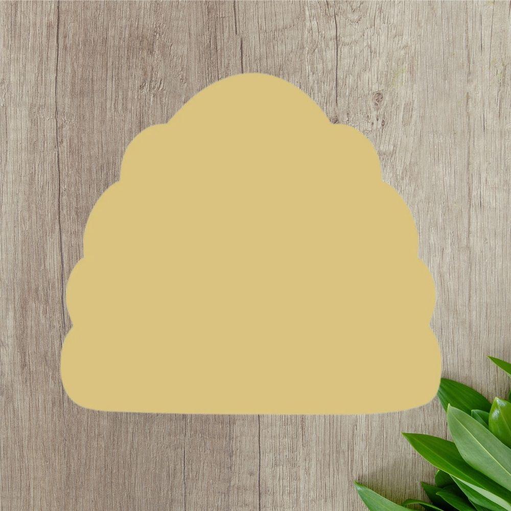 12" MDF Wooden Cutout - Beehive
