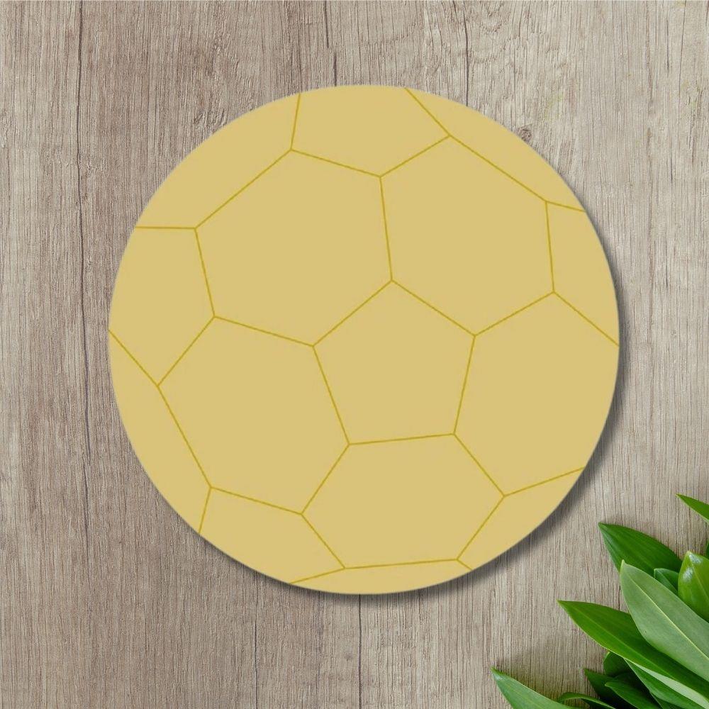 12" MDF Wooden Cutout - Soccer Ball