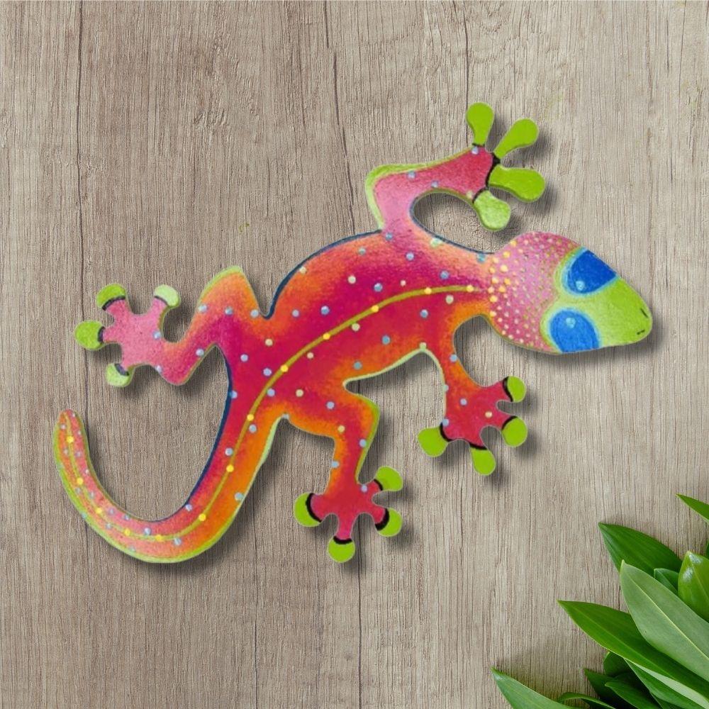 6" MDF Wooden Cutout - Gecko