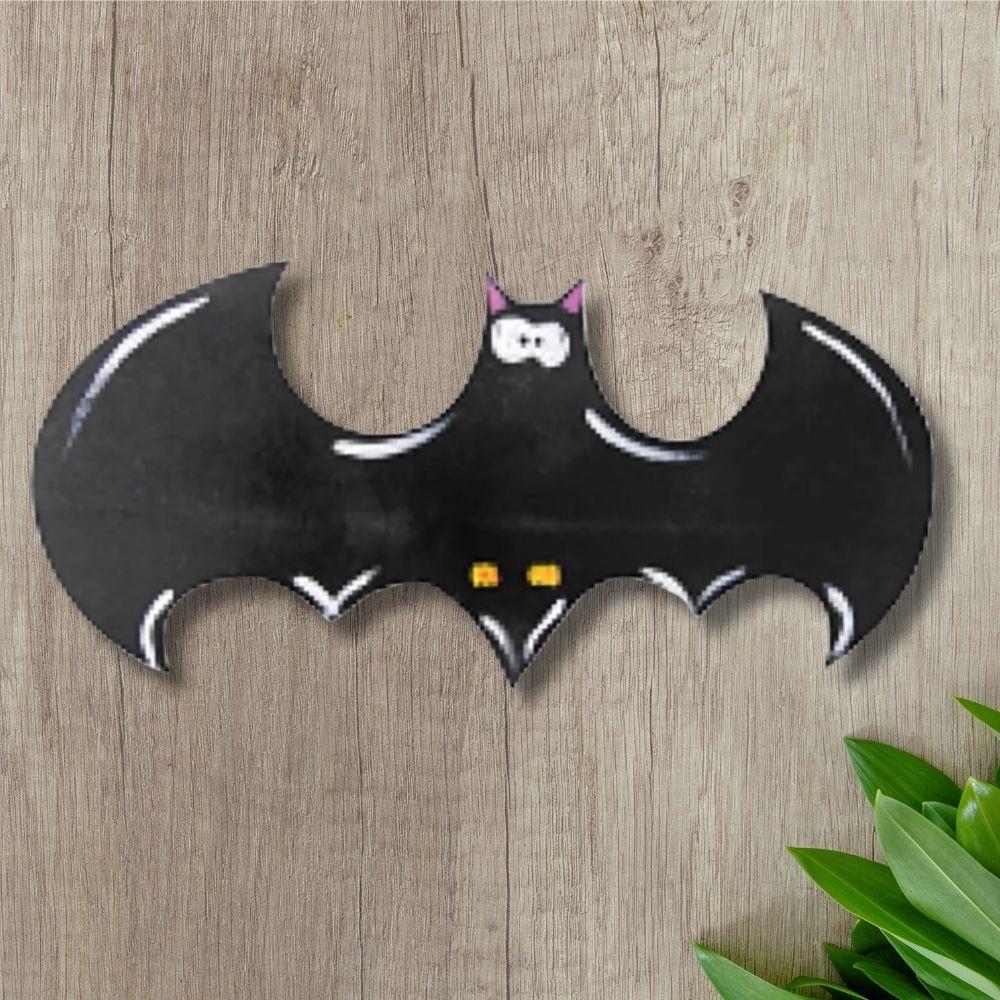 6" MDF Wooden Cutout - Bat Symbol