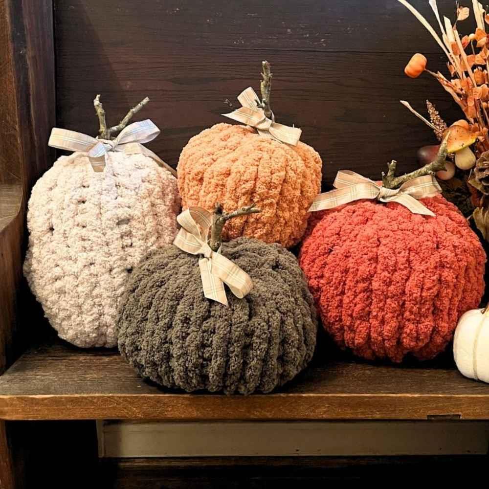 Chunky Knit Pumpkin