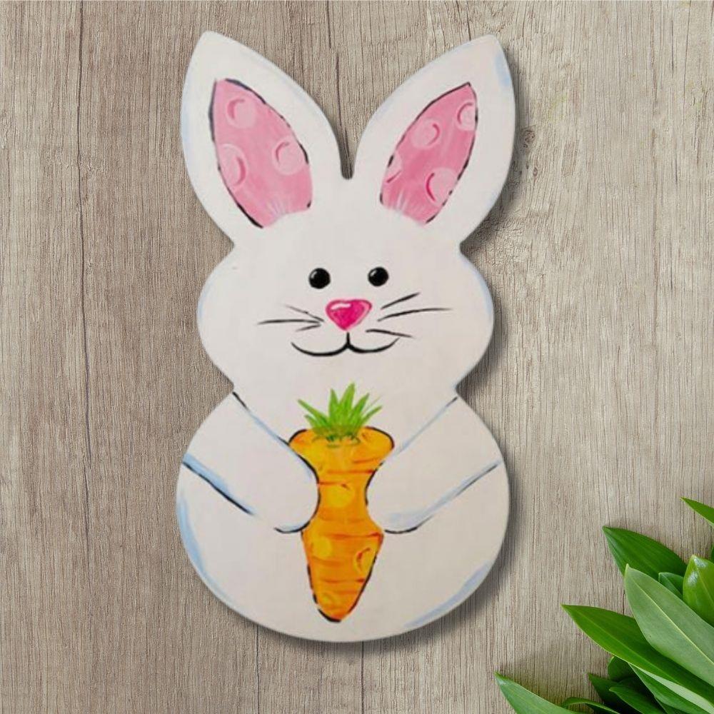18" MDF Wooden Cutout - Bunny Rabbit