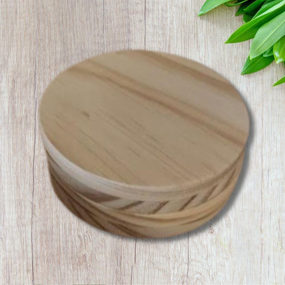 Wood Coasters - Round - Set of 4
