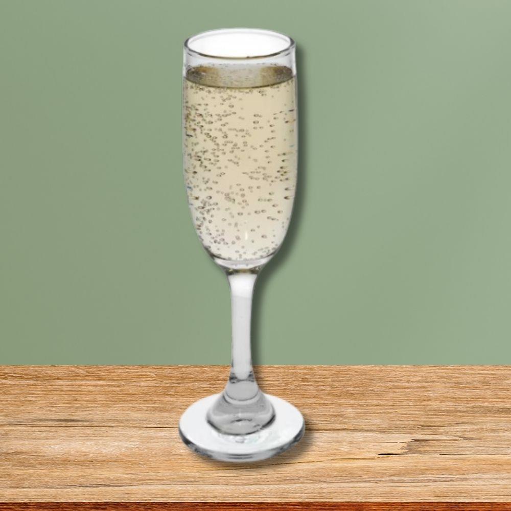 Tapered Glass Champagne Flute