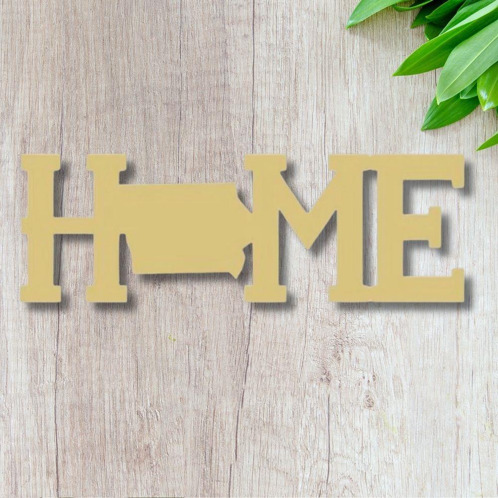 18" MDF Wooden Cutout - Iowa Home