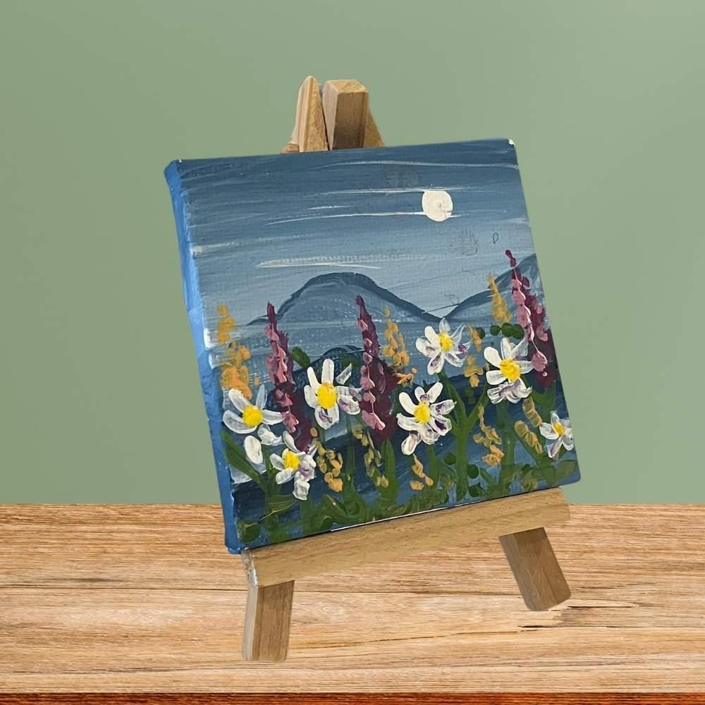 Mini Canvas & Easel