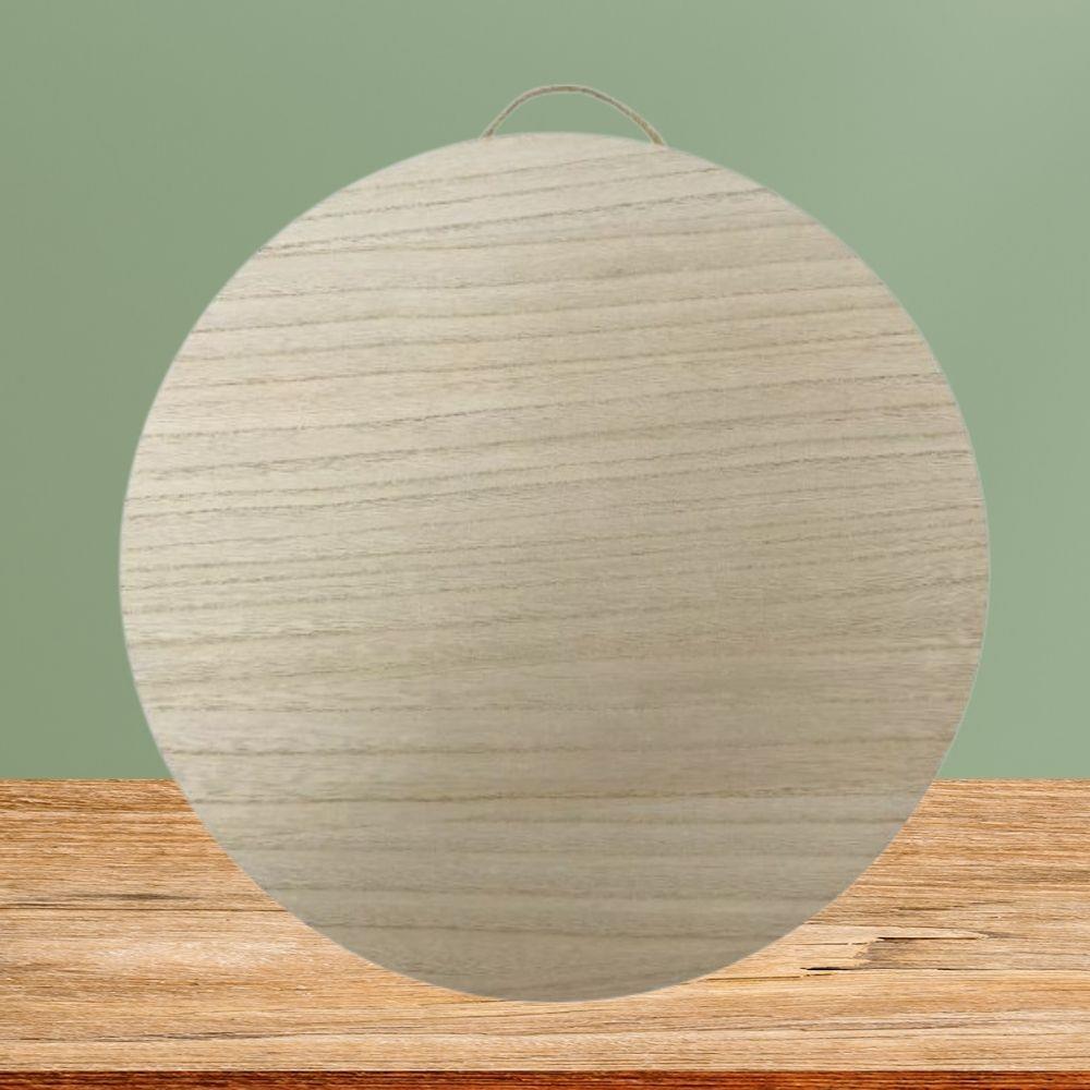 18" Wood Circle Plaque