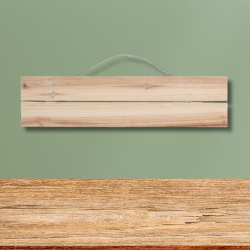 5"X20" Wood Slat Sign