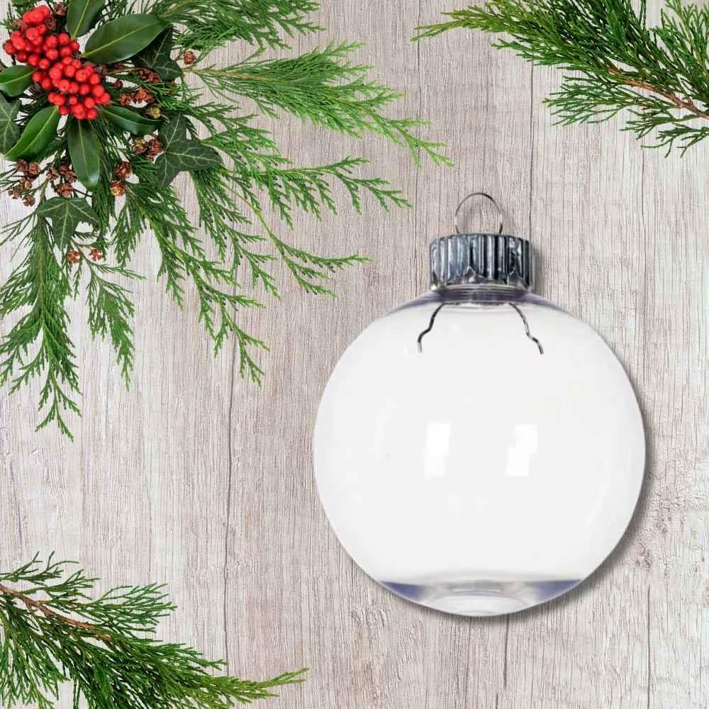 Clear Glass Ornament