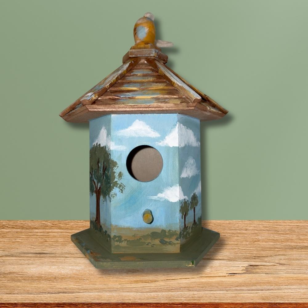 Gazebo Wooden Birdhouse