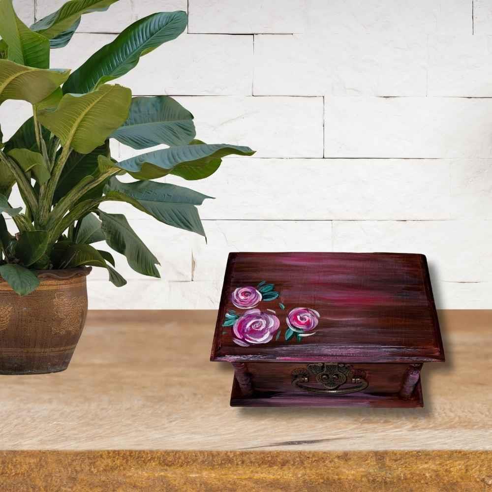 Wood Box with Handle