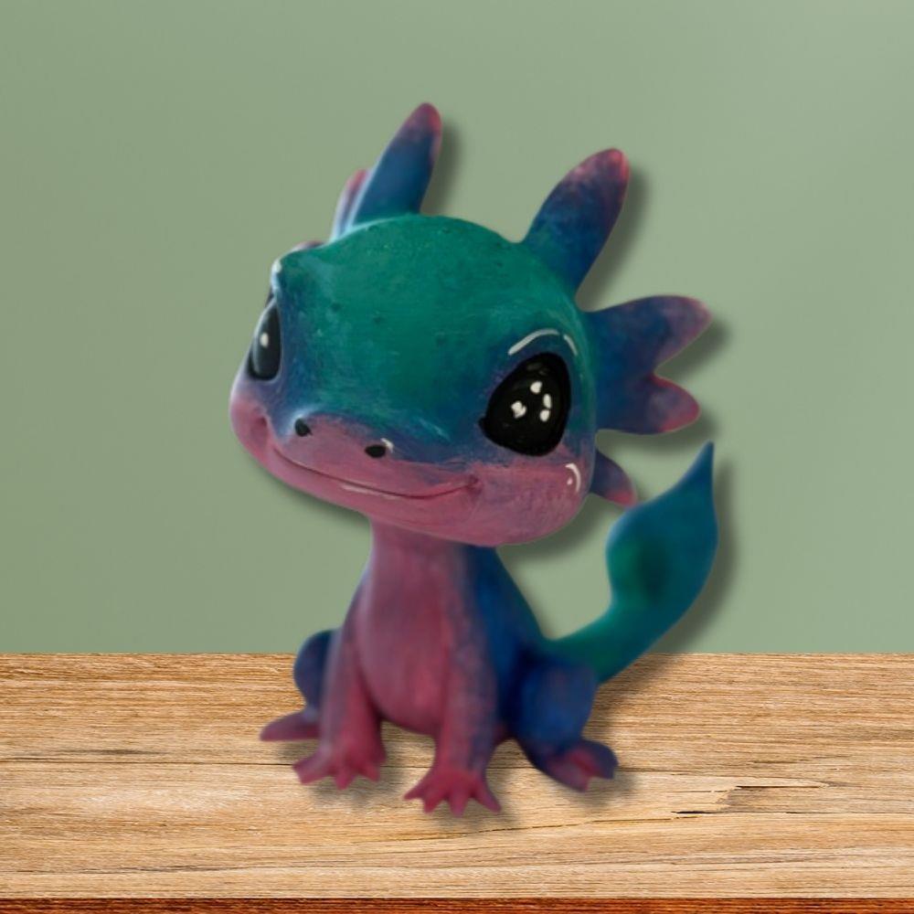 3D Printed Axolotl Figurine