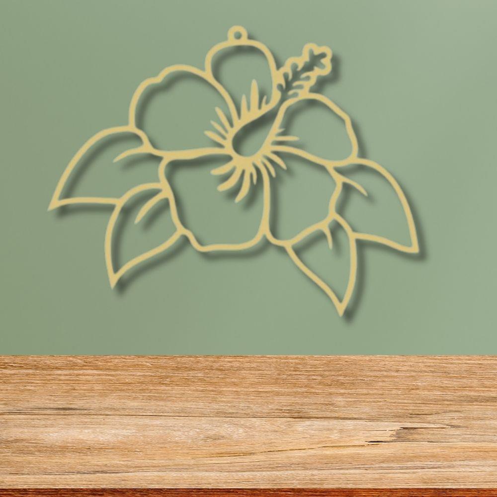 Stained Glass Suncatcher - Hibiscus Flower