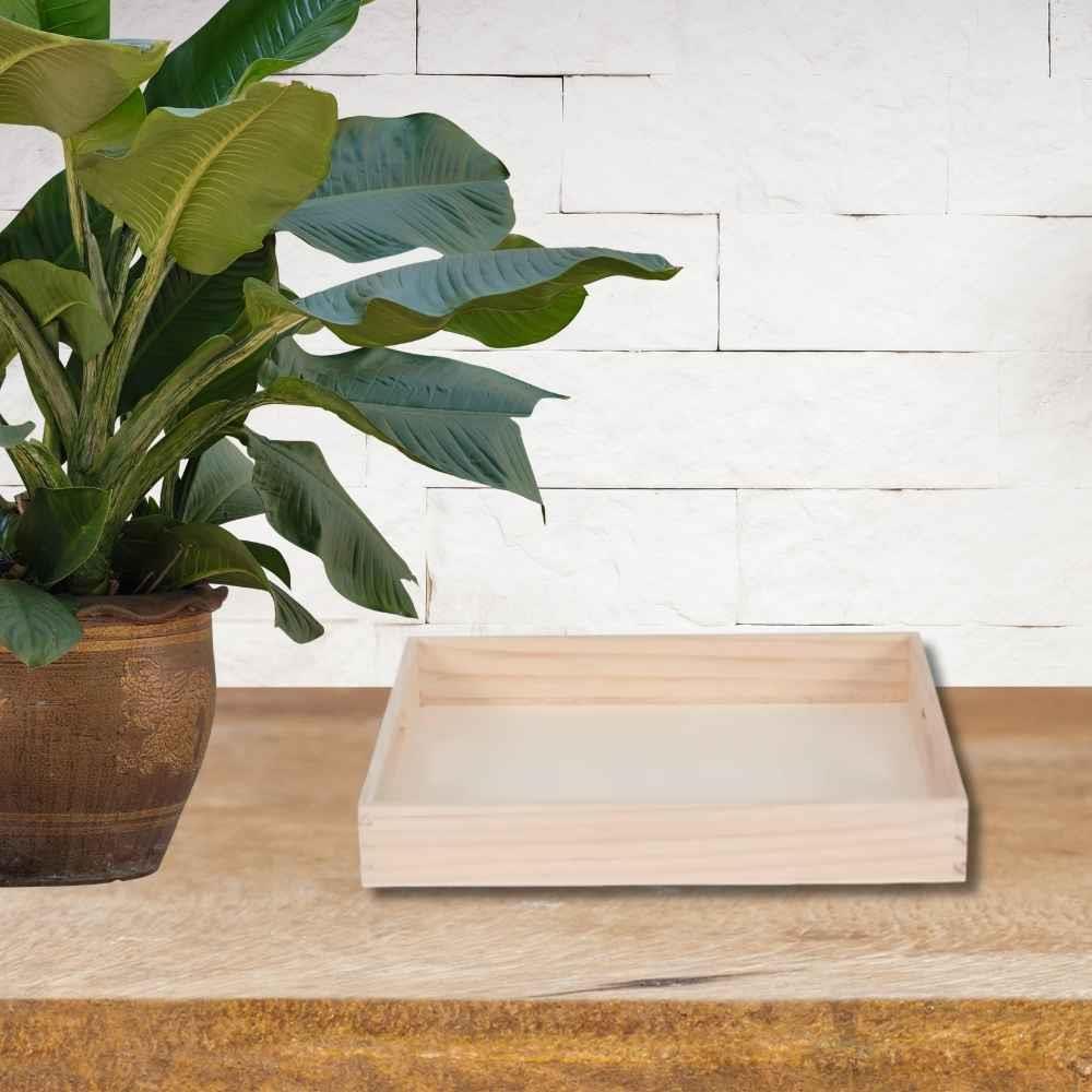 14" Wooden Serving Tray