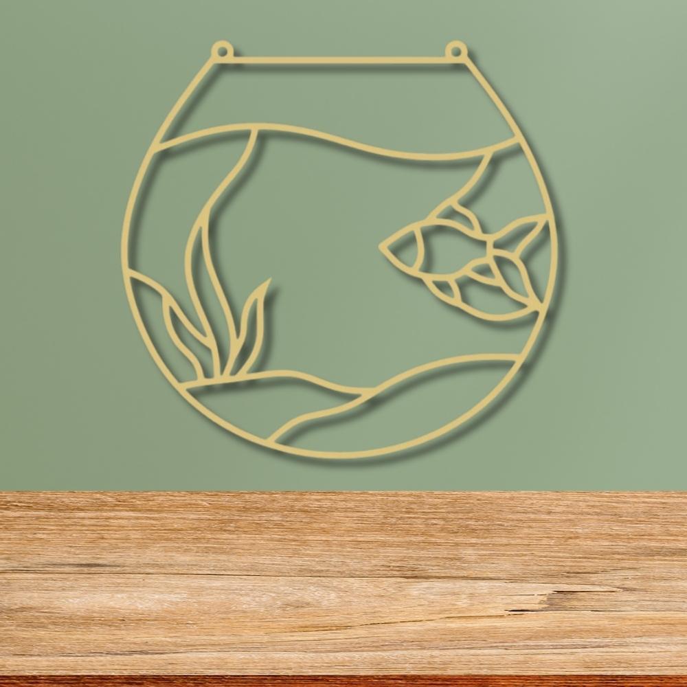 Stained Glass Suncatcher - Fishbowl